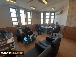 جلسه مشترک معاونین دانشگاه فنی و حرفه ای استان گلستان با جناب آقای دکتر حمیدی، معاون محترم پژوهشی جهاد دانشگاهی استان