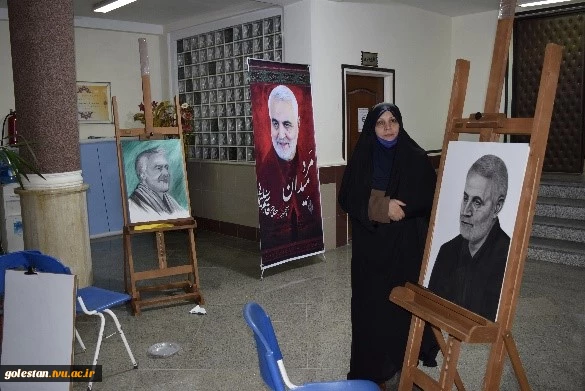 برگزاری نمایشگاه نقاشی و طراحی سردار سلیمانی
 2