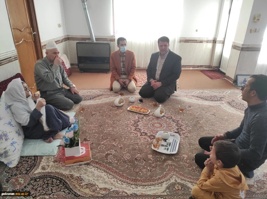 دیدار با مادر شهید احمد نظری به مناسبت ولادت حضرت فاطمه (س) 2