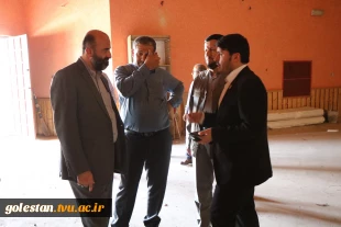 بازدید جناب آقای دکتر رجبی معاونت محترم فرهنگی و دانشجویی دانشگاه، جناب آقای مهاجر معاونت سیاسی امنیتی استانداری گلستان،  جناب اقای غفاری سرپرست محترم دانشگاه فنی و حرفه ای استان گلستان از پروژه سرای دانشجویی شهید فخری زاده دانشگاه فنی و حرفه ای استان گلس