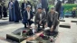 آیین عطرافشانی گلزار شهدای قیام پنجم آذر گرگان به مناسبت 20 فروردین سالروز شهادت سید مرتضی آوینی و روز هنرهای انقلاب اسلامی