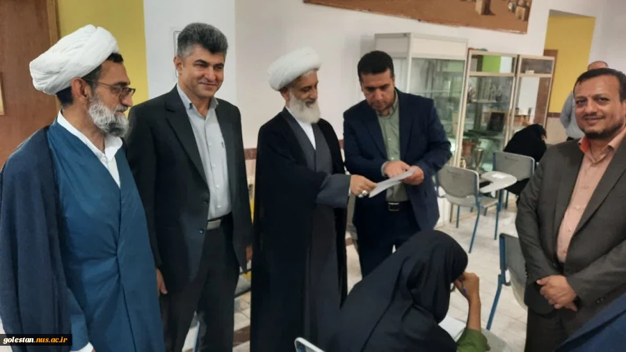 بازدید مسئولین دانشگاه ملی مهارت کشور از حوزه امتحانات دانشگاه استان گلستان 5