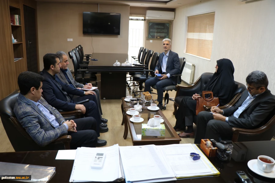 دیدار سرپرست دانشگاه ملی مهارت استان گلستان با مدیرعامل شرکت شهرک های صنعتی استان 2