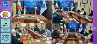 نشست سرپرست دانشگاه ملی  مهارت استان گلستان مهندس عبدالغفور امان زاده نماینده مردم شریف گرگان و آق‌قلا در مجلس شورای اسلامی