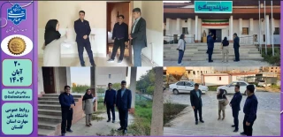 بازدید سرپرست دانشگاه ملی مهارت استان گلستان و هیات همراه از پروژه سالن همایش حکیم ابولقاسم میرفندرسکی دانشکده شهید چمران گرگان