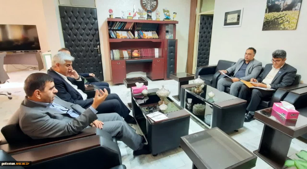 دیدار سرپرست دانشگاه ملی مهارت استان گلستان با فرماندار و نماینده مجلس شورای اسلامی شرق استان گلستان