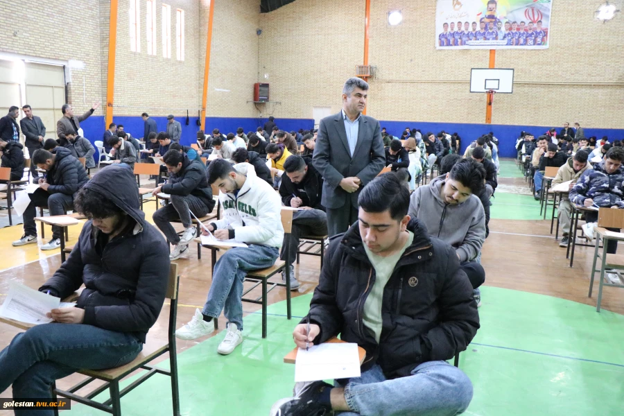 بازدید سرپرست دانشگاه ملی مهارت استان گلستان از حوزه برگزاری امتحانات نیمسال اول 1404-1405 2