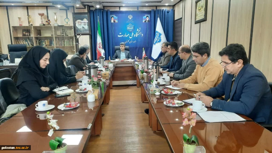 جلسه هیات رئیسه  دانشگاه ملی مهارت استان گلستان 2
