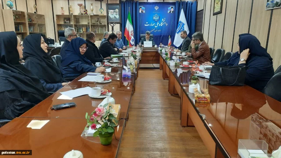 جلسه زیرشاخه های معاونت دانشجویی و فرهنگی دانشگاه ملی مهارت استان گلستان 2