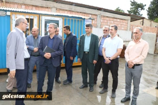 بازدید مسئولین دانشگاه ملی مهارت کشور از پروژه های عمرانی در دست ساخت  دانشگاه ملی مهارت واحد استانی گلستان 4