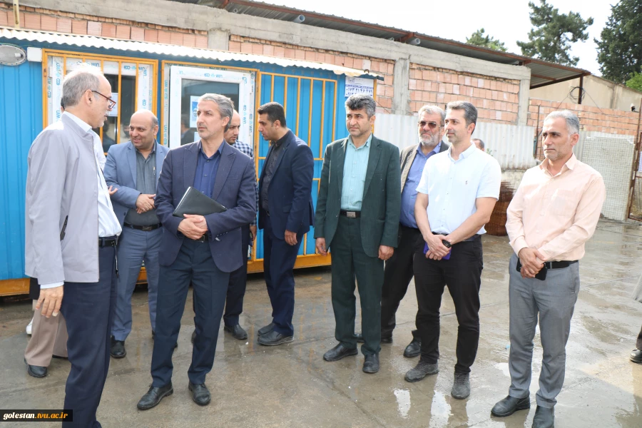 بازدید مسئولین دانشگاه ملی مهارت کشور از پروژه های عمرانی در دست ساخت  دانشگاه ملی مهارت واحد استانی گلستان 4