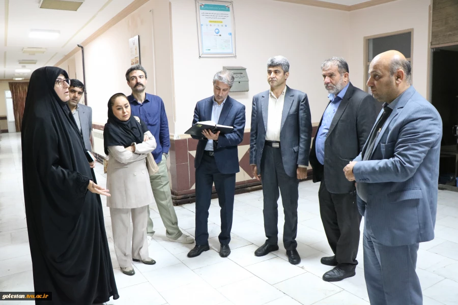 بازدید مسئولین دانشگاه ملی مهارت کشور از پروژه های عمرانی در دست ساخت  دانشگاه ملی مهارت واحد استانی گلستان 9