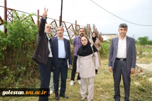 بازدید مسئولین دانشگاه ملی مهارت کشور از پروژه های عمرانی در دست ساخت  دانشگاه ملی مهارت واحد استانی گلستان 10
