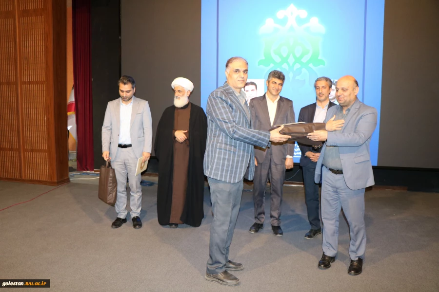  آیین تجلیل از اساتید سرآمد آموزشی دانشگاه ملی مهارت واحد استانی گلستان 9