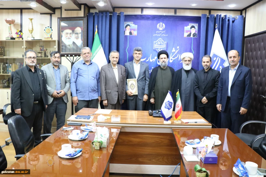 آیین تکریم و معارفه فرمانده بسیج اساتید دانشگاه ملی مهارت واحد استانی گلستان 2