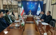 نشست مدیرعامل کارآفرین گرگان با رئیس دانشگاه ملی مهارت واحد استانی گلستان