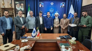 برگزاری مراسم تکریم و معارفه فرمانده بسیج دانشجویی دانشگاه ملی مهارت واحد استانی گلستان