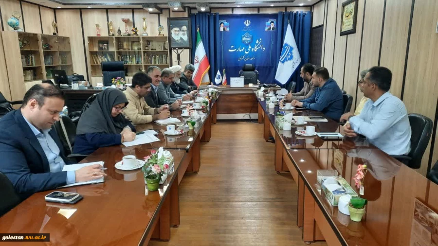 برگزاری جلسه شورای فرهنگی دانشگاه ملی مهارت واحد استانی گلستان 4