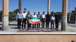 غبارروبی و عطرافشانی مزار شهدای گمنام،  دانشگاه ملی مهارت واحد استانی گلستان به مناسبت هفته دفاع مقدس