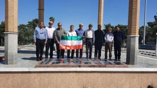 غبارروبی و عطرافشانی مزار شهدای گمنام،  دانشگاه ملی مهارت واحد استانی گلستان به مناسبت هفته دفاع مقدس