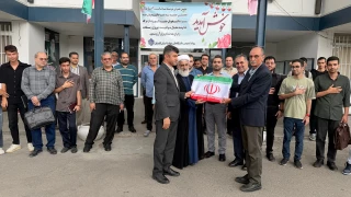 آیین اهتزاز پرچم جمهوری اسلامی ایران  همزمان با آغاز سال تحصیلی جدید در دانشگاه ملی مهارت واحد استانی گلستان